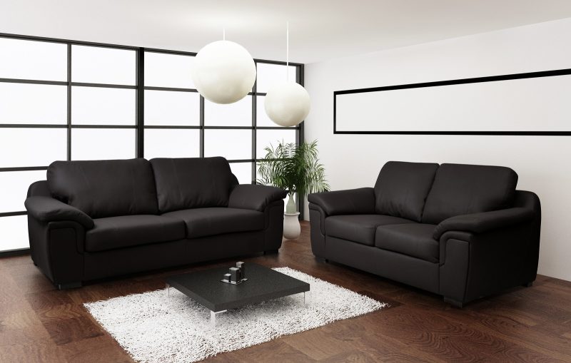 Amy 3+2 Faux Leather Sofa Set